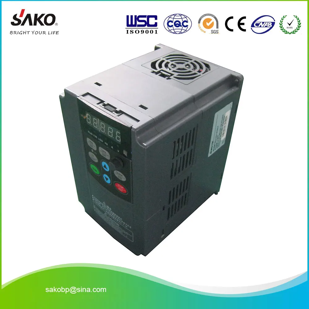SAKO 230V 2.2KW трехфазный вход 3HP VFD инвертор переменной частоты Профессиональный для