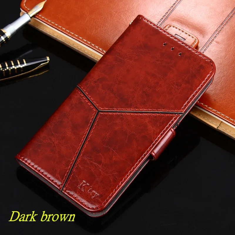 dark brown Высококачественный чехол для lenovo K3 note K50 K50-T5 чехол силиконовый и кожаный чехол для lenovo A7000 A7000 Plus - Цвет: dark brown