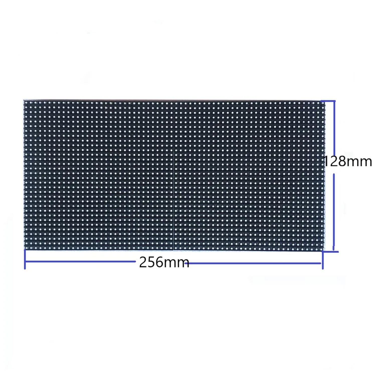 AliExpress испанская Самая низкая цена p4 32x64 СВЕТОДИОДНЫЙ матричный уличный rgb светодиодный модуль hub75 smd1921 светодиодный панельный модуль 256x128 мм