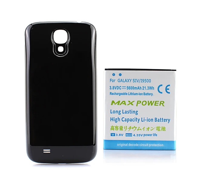 Высокая емкость 5600MAH Замена Расширенная Толстая батарея для Samsung Galaxy S4 SIV i9500