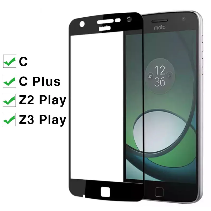 Защитный Стекло для MOTO Z2 Play Z3 C Plus закаленное стекло чехол экрана на холсте Motorola Moto