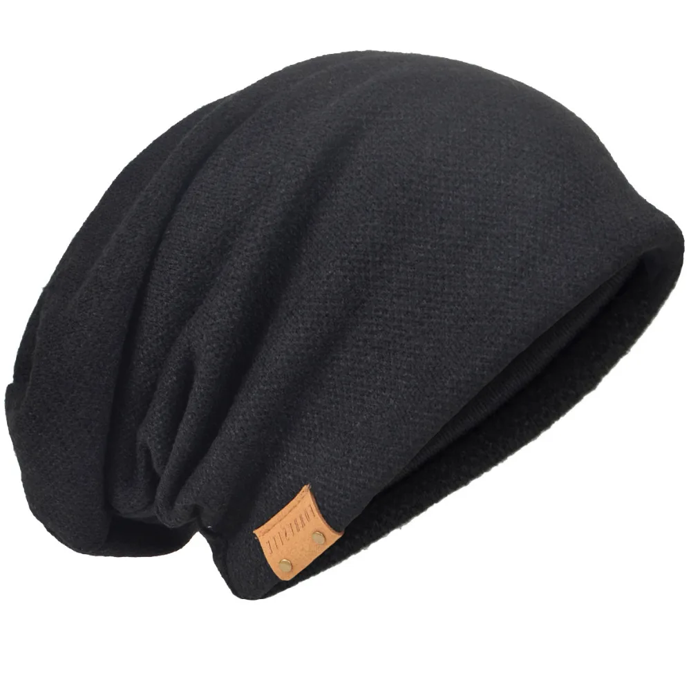 HISSHE Для мужчин зимняя шапочка классический вязать Сутулиться Beanie Кепки для s Wo