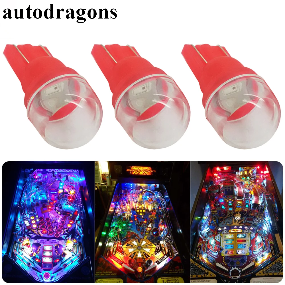 100 шт. светодиодсветодиодный лампы autodragon 5630SMD 6 3 В 194 #555|t10 wedge|t10 194led 555 |
