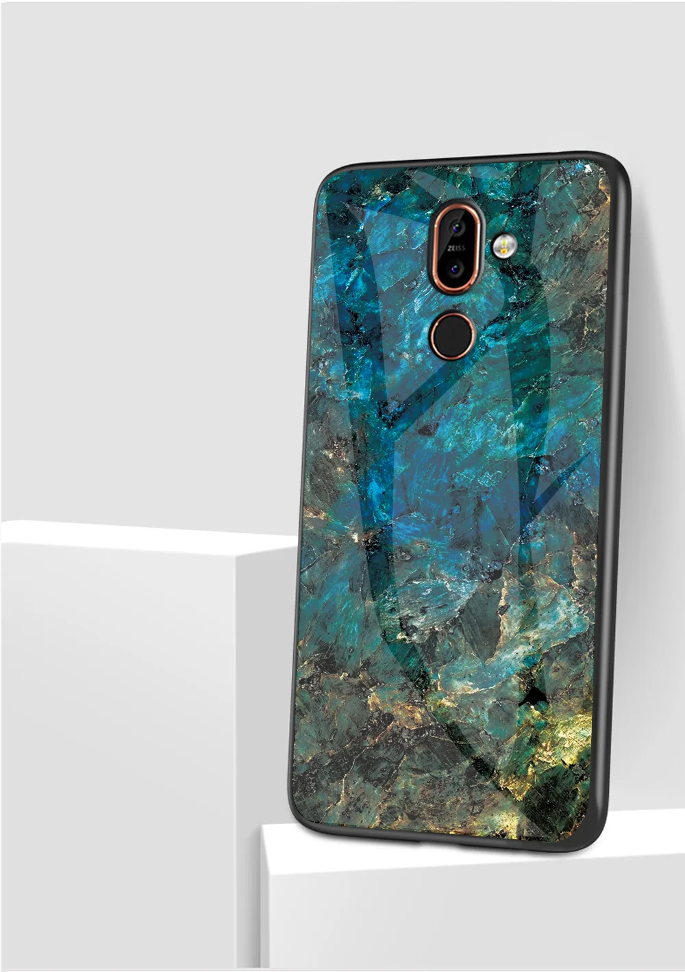 Роскошный Мраморный чехол из закаленного стекла для телефона Nokia X6 X7 X71, Жесткий Чехол для Nokia 7,1 7 1 4,2 3,1 Plus, силиконовый чехол