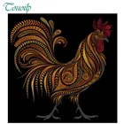 5D, алмазная живопись, вышивка крестиком, алмазная вышивка, петух, декоративные картины, мозаичный эффект, подарок, наклейки, узор, домашний декор