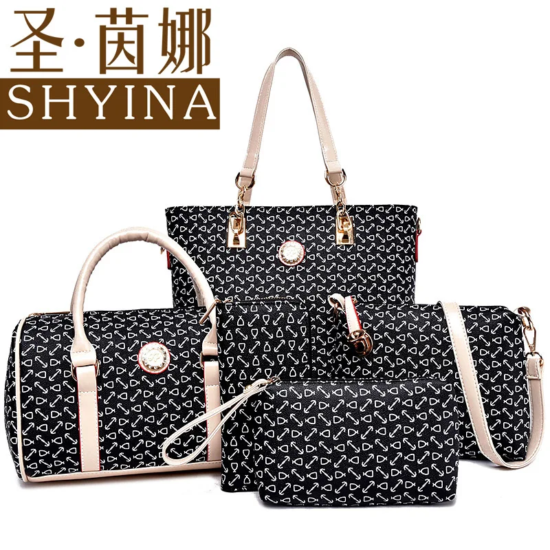 Женская сумка через плечо 2018 Сумка с рисунком женская в английском стиле