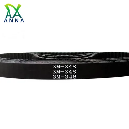 

HTD 3M Timing belt C= 348 351 354 357 width 6/9/10/15mm Teeth 116 117 118 119 HTD3M synchronous 348-3M 351-3M 354-3M 357-3M