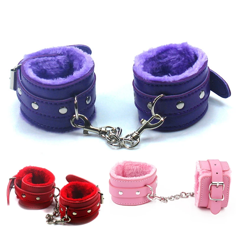 Кожаное кольцо для рук наручники манжеты голеностопа ограничитель бондаж Фетиш