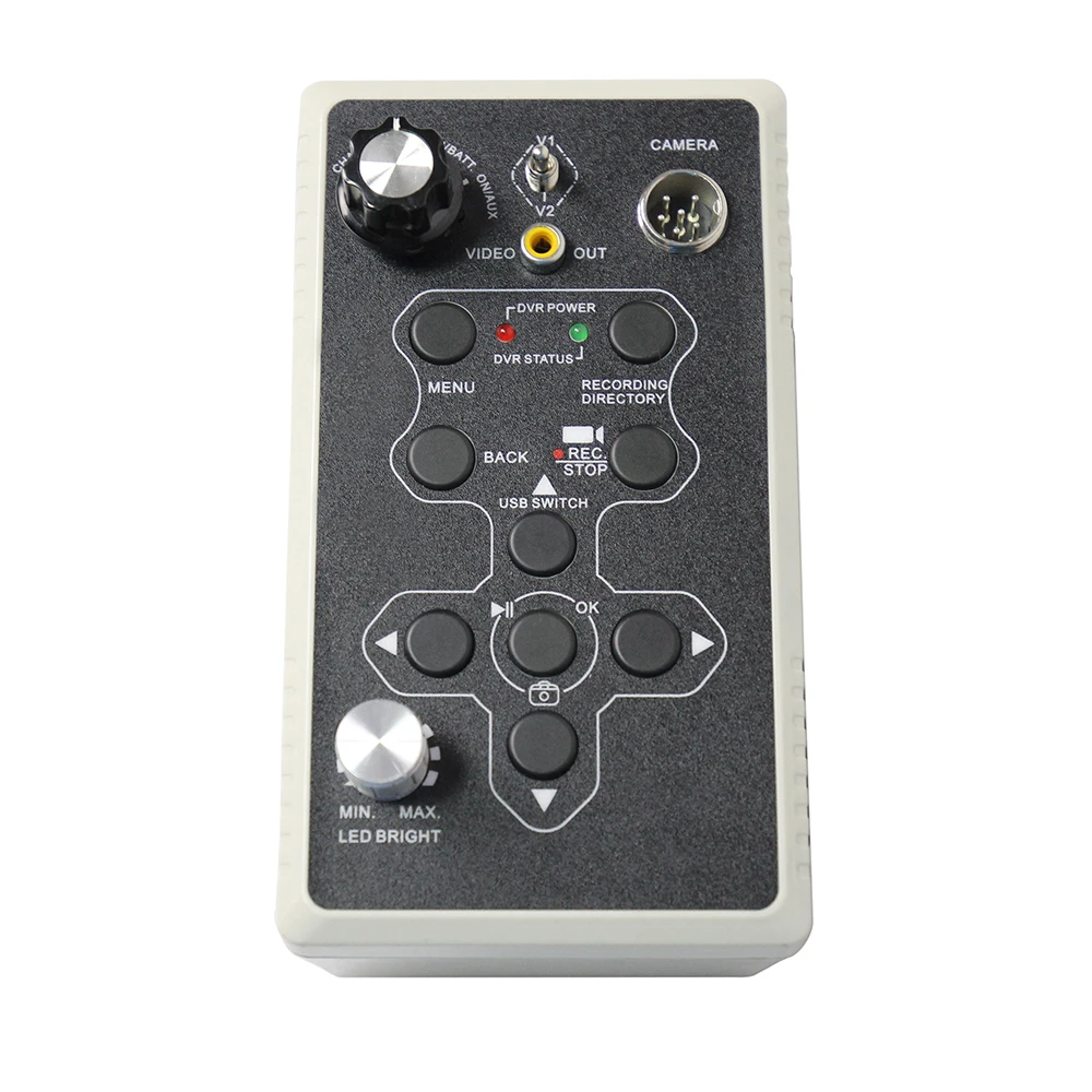 Pipe Camera DVR Control Box 10x Digital Zoom Recording MP4 Battery Built-in USB DC SD Card Slot | Безопасность и защита