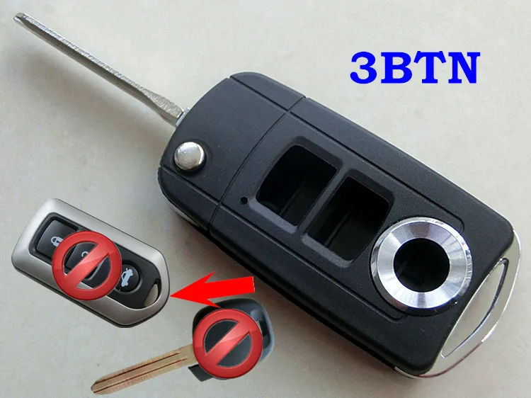 Складной чехол для ключа с дистанционным управлением RMLKS TOY43 Toyota Camry Highlander Prado