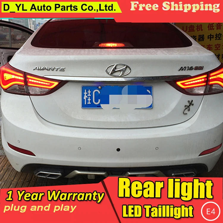 Задние фары Elantra Avante 2011 ~ 2015 Бесплатная доставка светодиодный 4 шт./компл. задние
