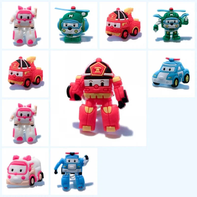 105B 10 шт./лот, аксессуары для обуви из ПВХ, tsum, tsum, Тролли, Уличная обувь кунжута, очаровательные туфли с зажимом для обуви, croc, подвески jibz для детей, вечерние, маленький подарок - Цвет: 105B