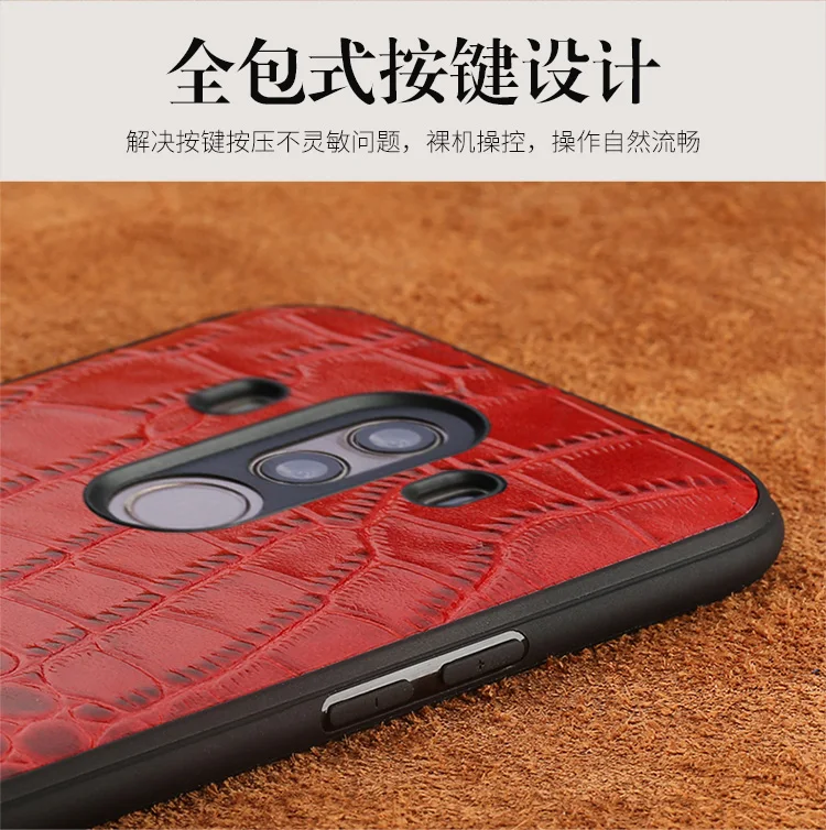 Натуральная кожа модный крокодиловый Чехол для телефона для huawei Nova 3 mate RS Plus P20 Pro 360 универсальная защита прочная