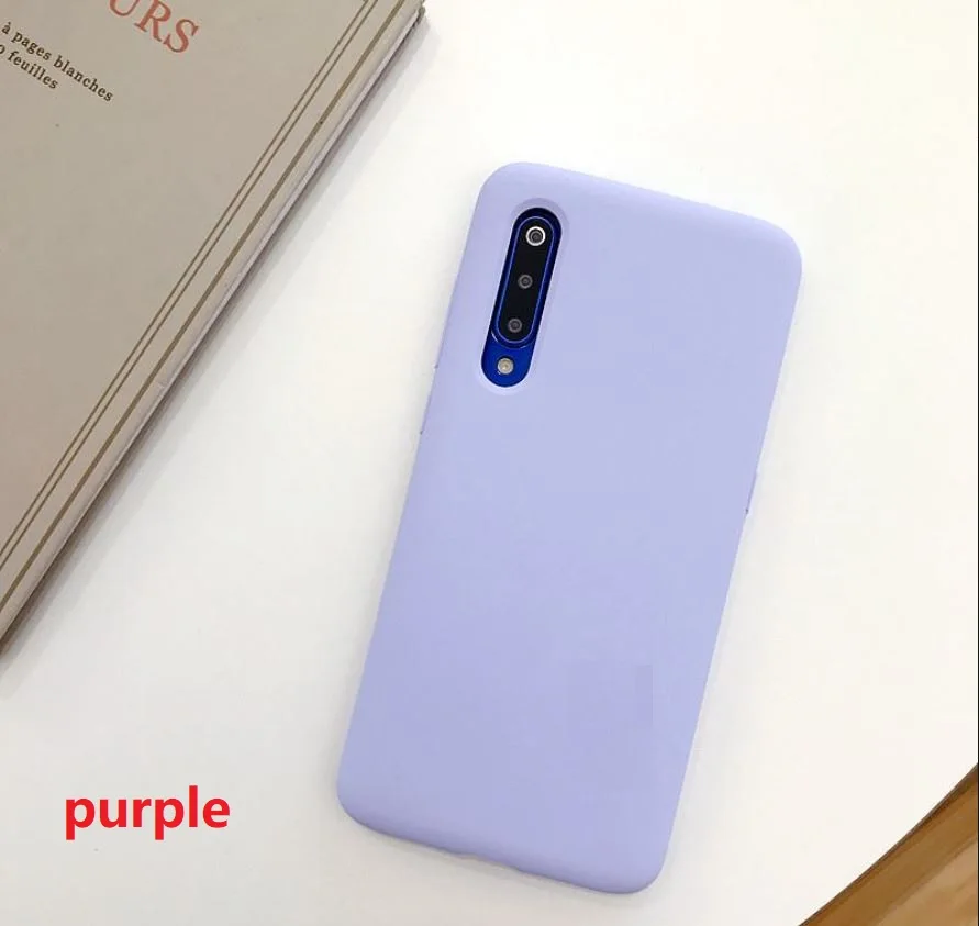 purple Чехол для телефона s, для iPhone 7, 8, 6, 6s Plus, жидкий силикон, мягкий ТПУ капа, Fundas, чехол для iPhone XS Max, XR X, чехол, противоударный - Цвет: purple