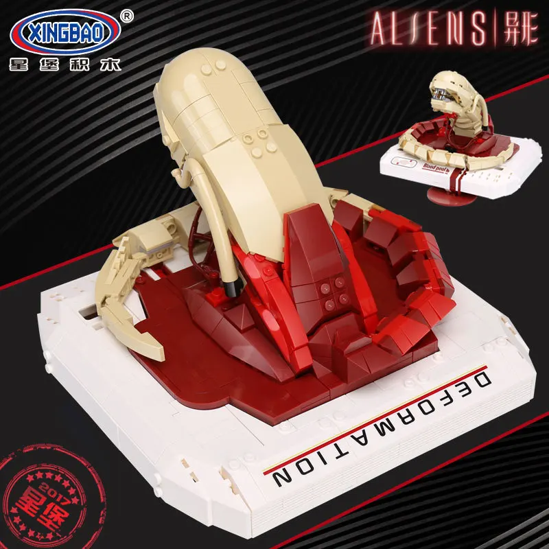 Xingbao 04002 830 шт настоящий креативный MOC новый набор инопланетян детские