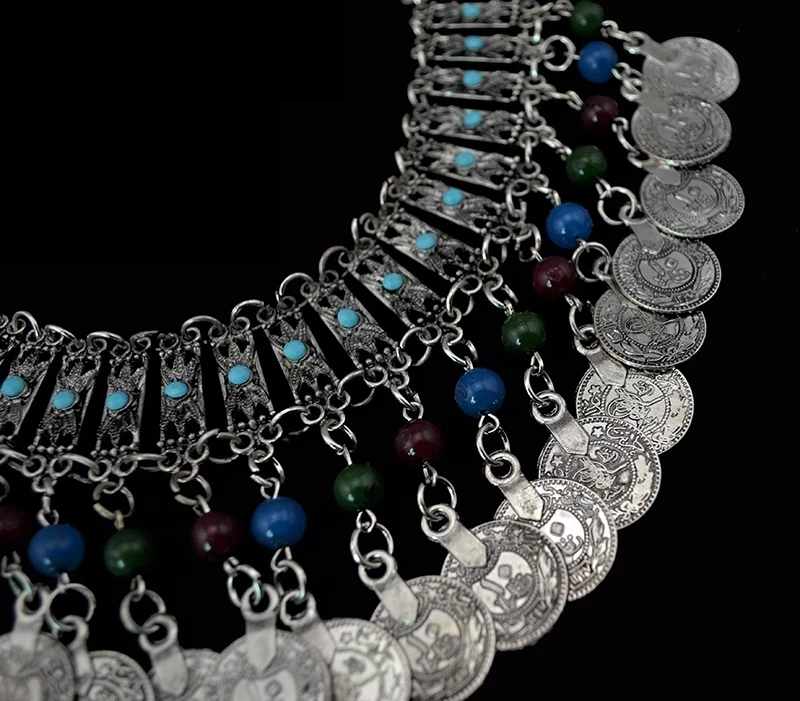 Женское Ожерелье чокер в этническом стиле|fashion necklace|necklace fashioncoin necklace |