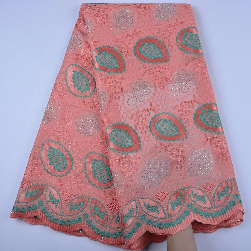 Latest Purple African Cotton Swiss Voile Lace Fabric 2018 High Quality In Switzerland For Party S1358 | Дом и сад