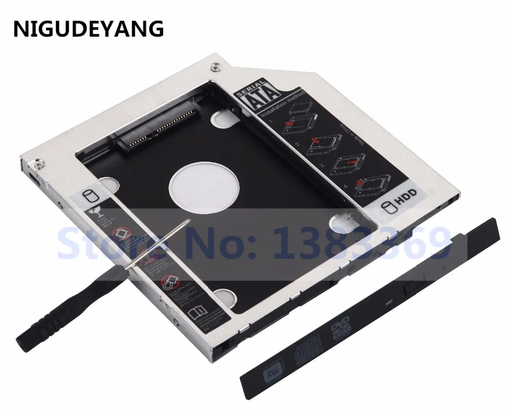 NIGUDEYANG 2nd жесткий диск HDD SSD чехол лоток Caddy адаптер для ASUS ROG G551JW G551JX G751JL серии
