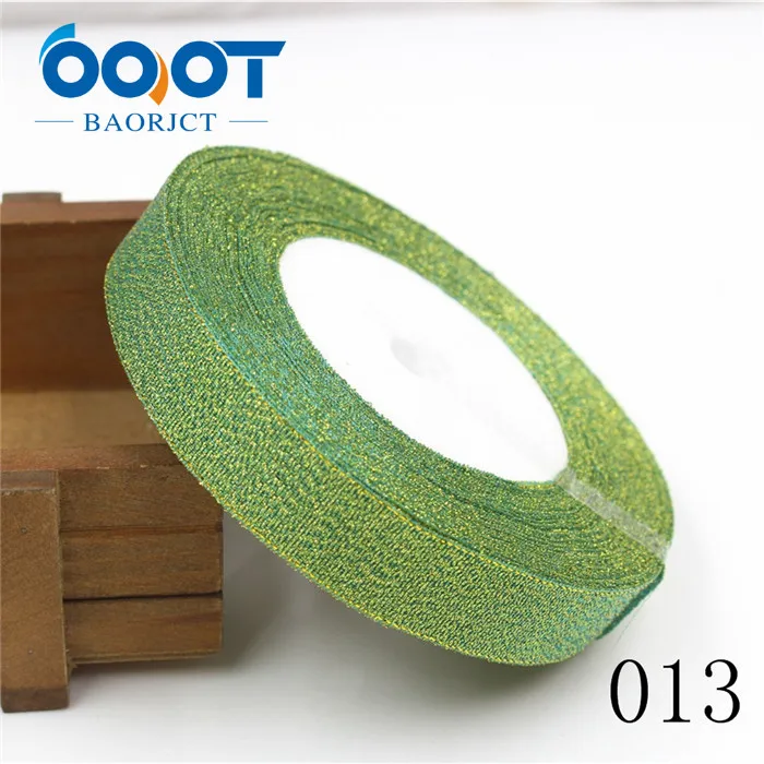 OOOT BAORJCT 1710185,20 мм 33 цвета дополнительно 25 ярдов зеленая луковая лента, свадебное платье лента, подарочная упаковка, DIY ручной материал - Цвет: 013