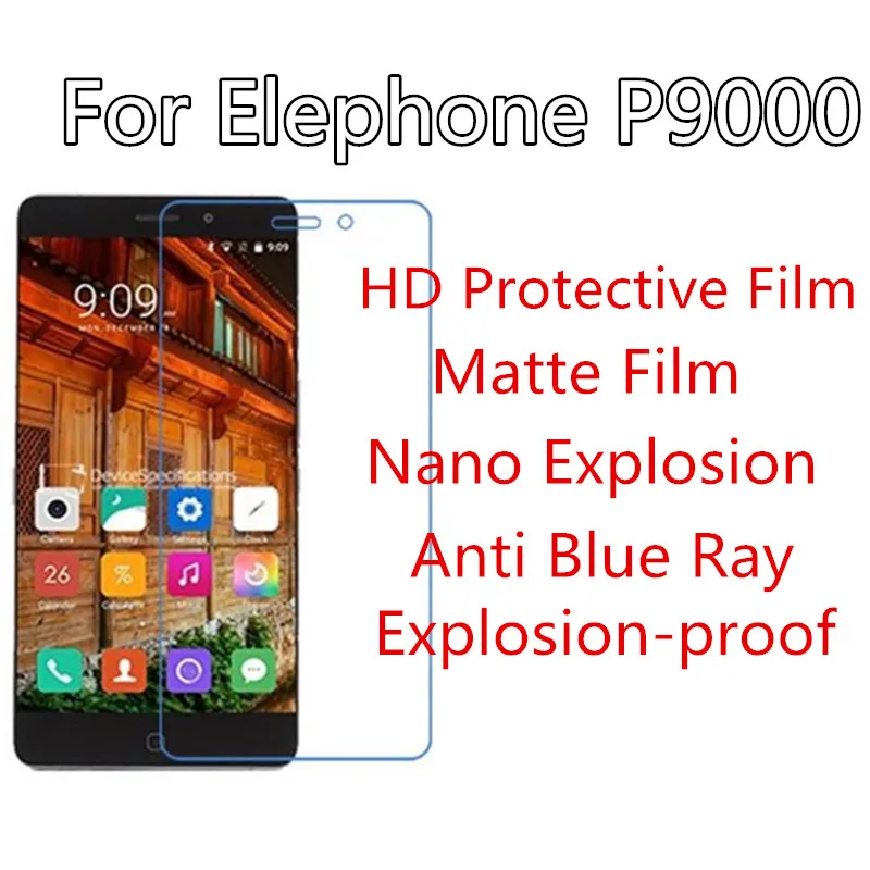 3 шт. Для Elephone P9000 Лучшие Продажи HD Защитная Пленка Матовая Нет Палец Фильм Анти