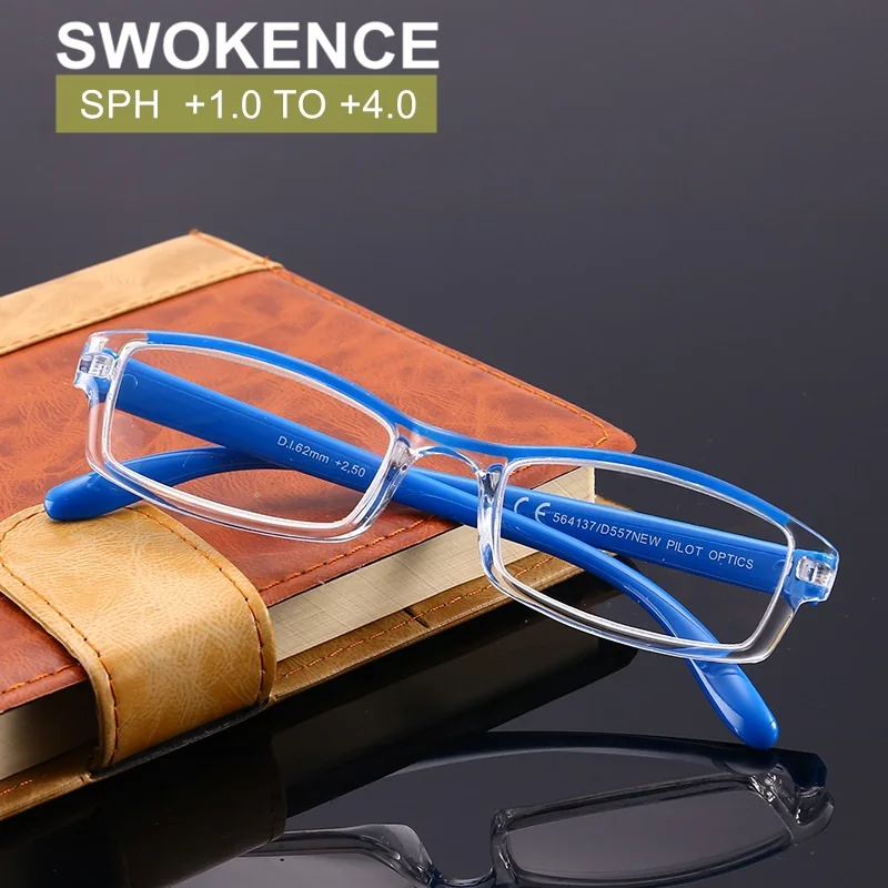 Мужские и женские очки для чтения SWOKENCE удобные Брендовые дальнозоркости 1 0 5 2 3 4