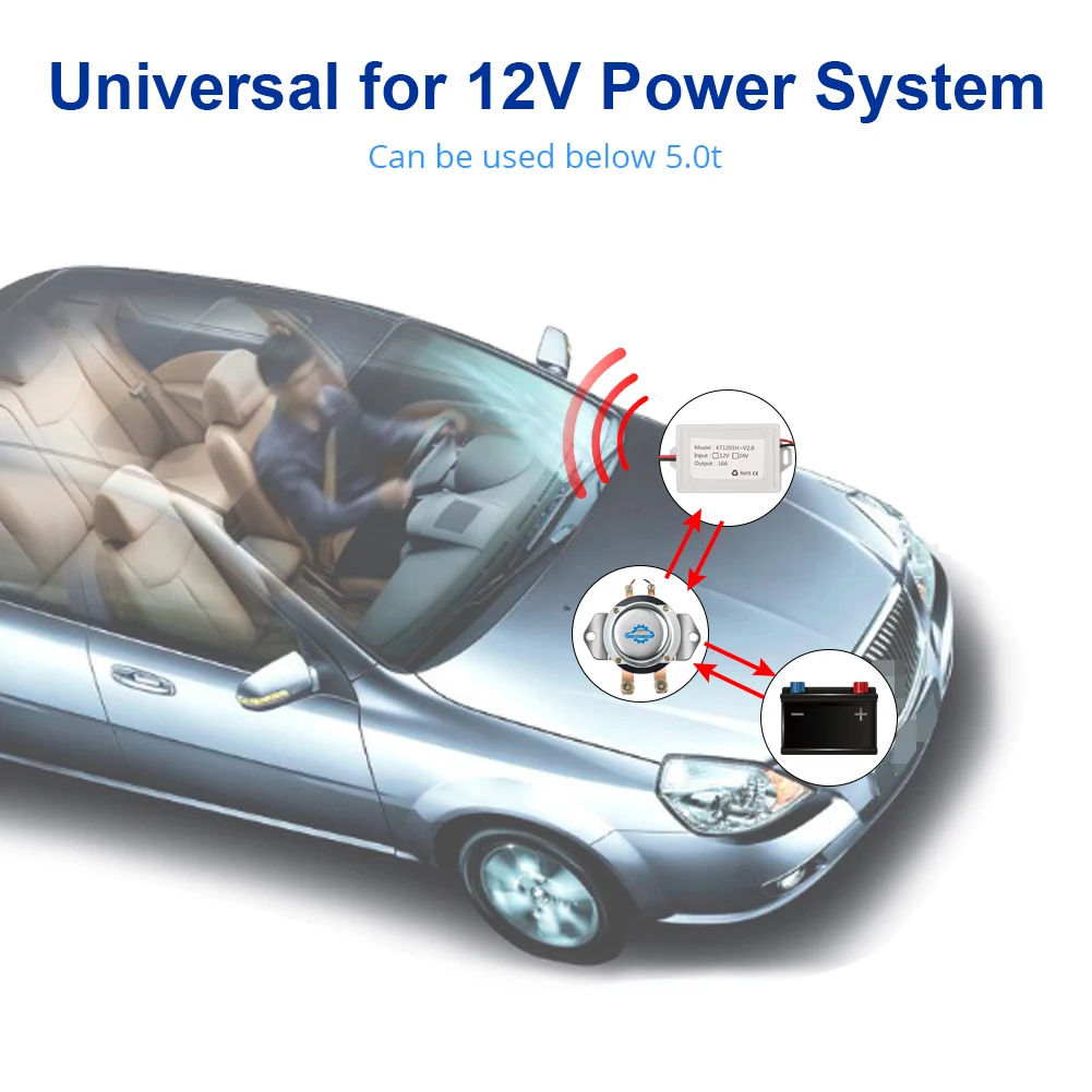 Автомобильный Батарея мастер-переключателей 12v 24v Беспроводной дистанционного Управление 50 м электромагнитный Мощность Батарея отрезать переключатель