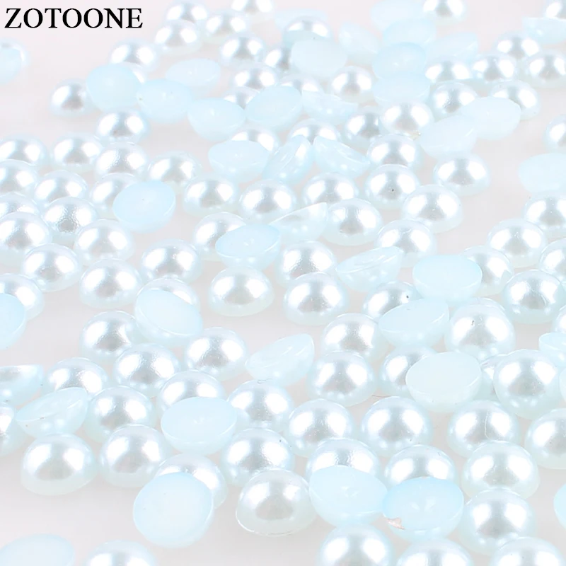 Стразы ZOTOONE серые синие плоские без горячей фиксации | Дом и сад