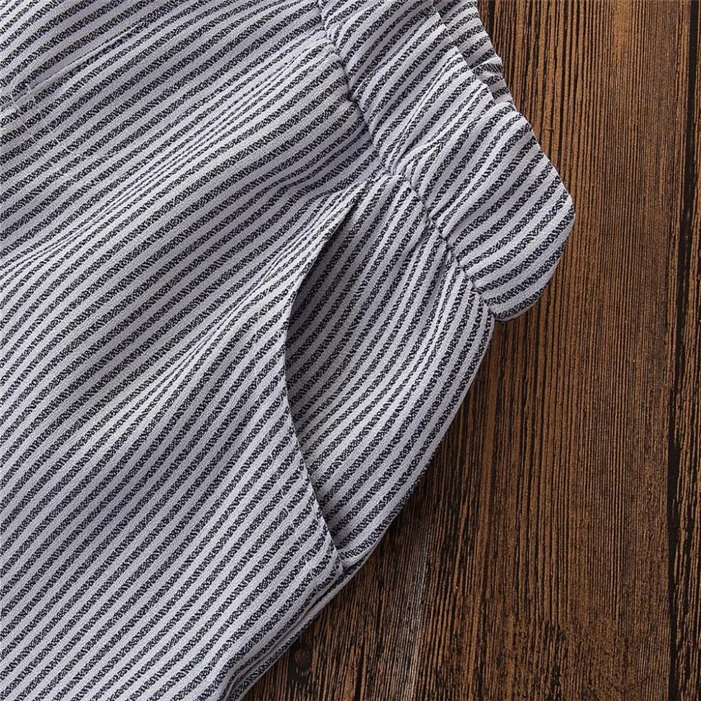 Kids Clothes Baby Boys Outfits Short Sleeve T-shirt+Waistcoat+Shorts Gentleman Set Roupa De Menino Summer Clothing |