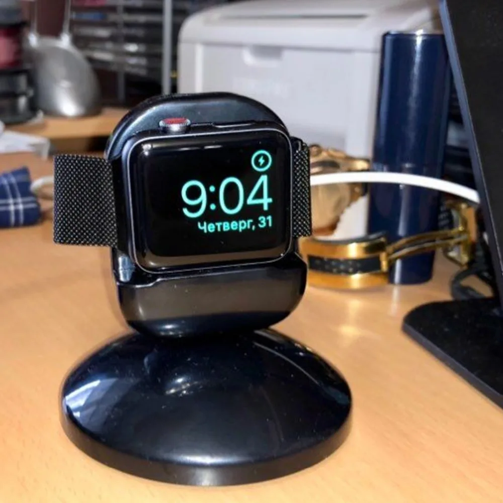 Зарядное устройство для Apple Watch 4 3 2 1 44/42 мм/38 мм/40 мм iwatch ремешок зарядное Подставка