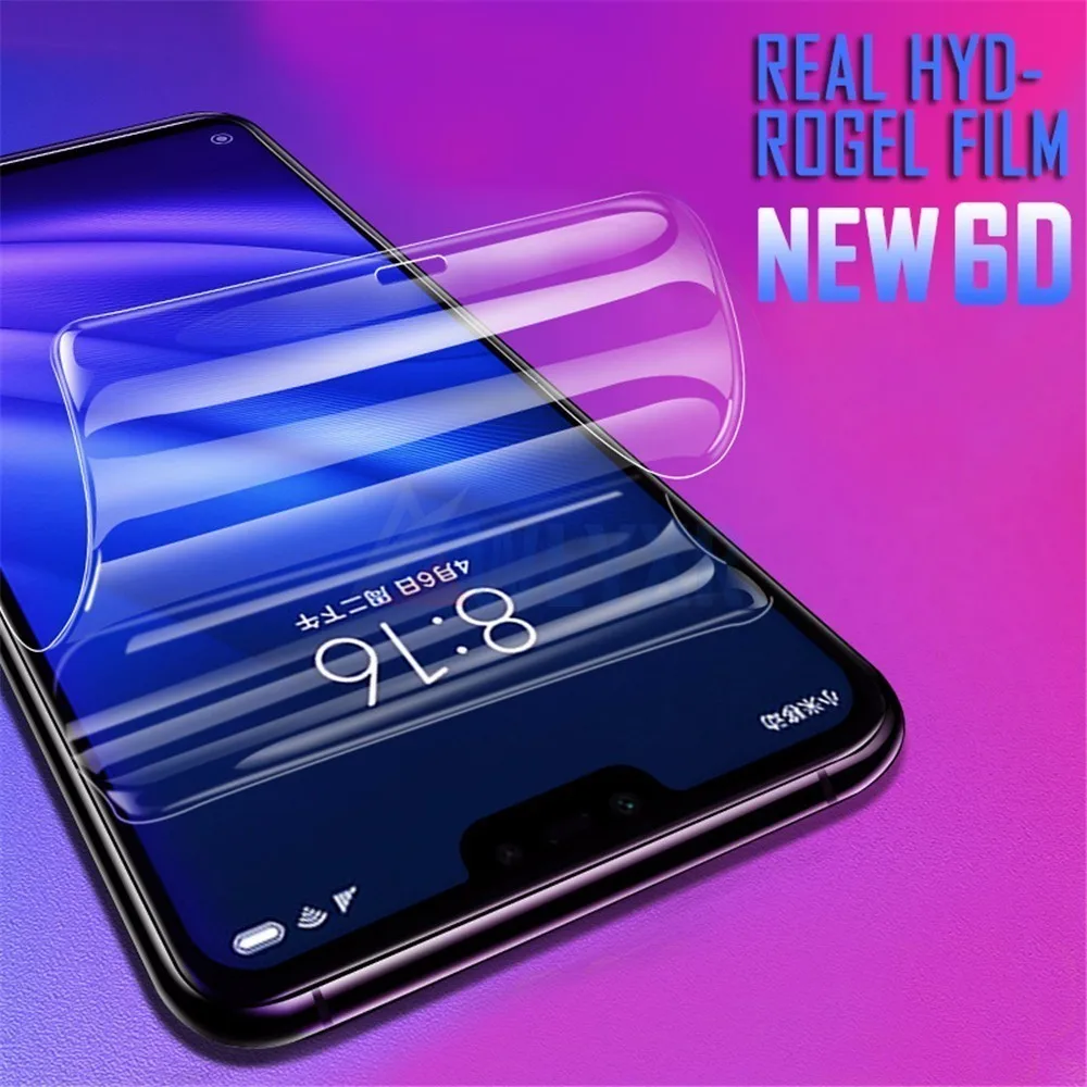 

6D Full Protective Hydrogel Soft Film For Xiaomi Redmi K20 7 7A 4X 5 6A 6 Note 7 5 5A 6 Pro Mi A2 Lite Screen Protector Film