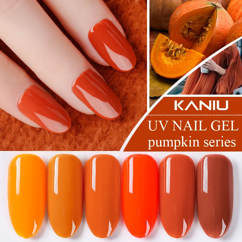 KANIU Salon nails15 мл Гель лак для ногтей УФ Высокое Качество Тыква серия Nail Art Poliah гель