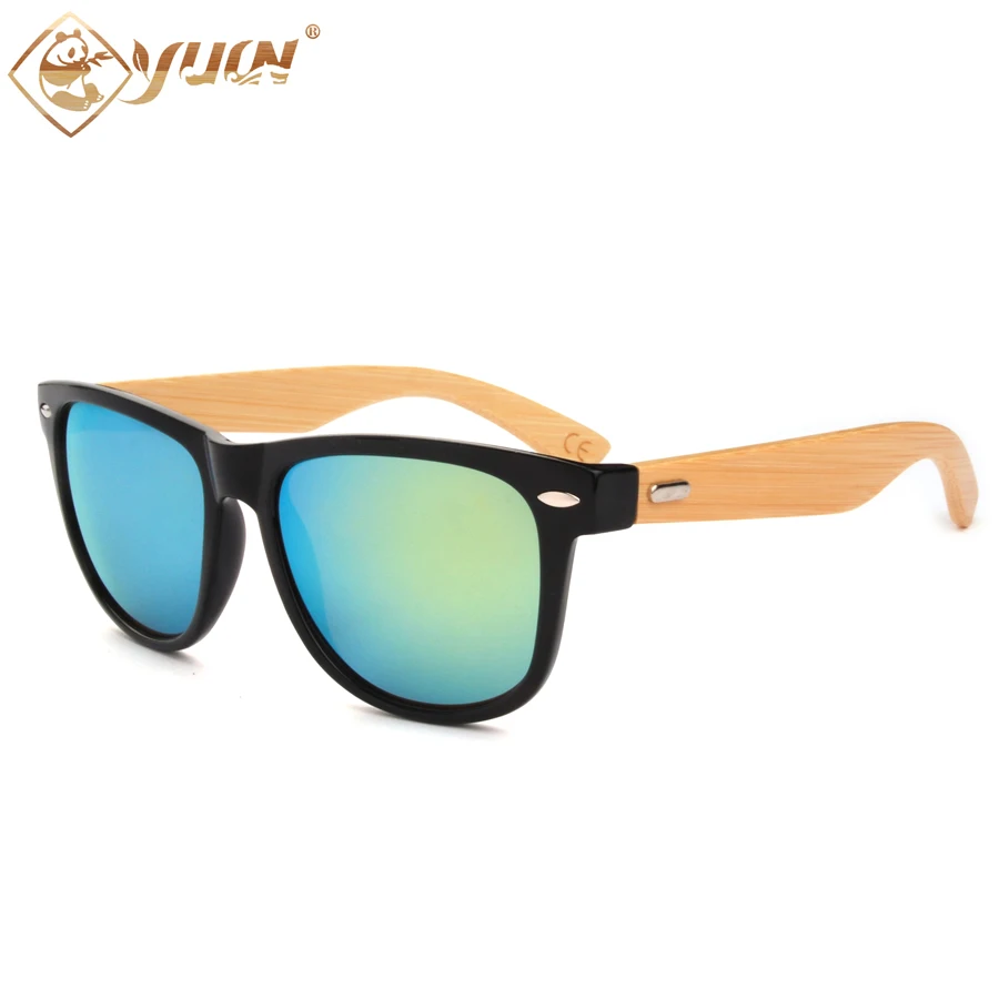 Brand Original Design plastical+Bamboo Natural Wooden Handmade Sunglasses Men Polarized Eyewear Sun Glasses For Women | Аксессуары для