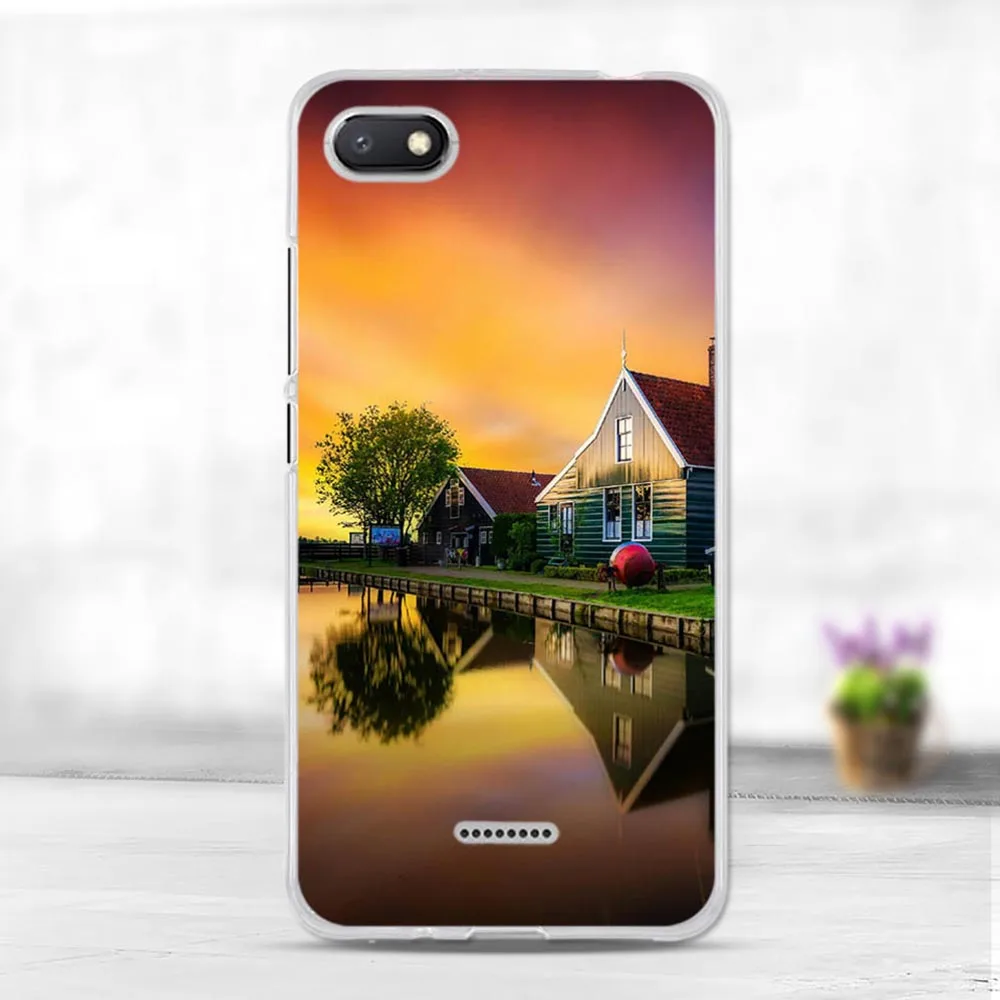 1 Чехол для Xiaomi Redmi 6A, чехол для Funda Xiaomi Redmi6A, мягкий силиконовый чехол для телефона, чехол для Xiomi Redmi 6A, чехол s Cat - Цвет: 1