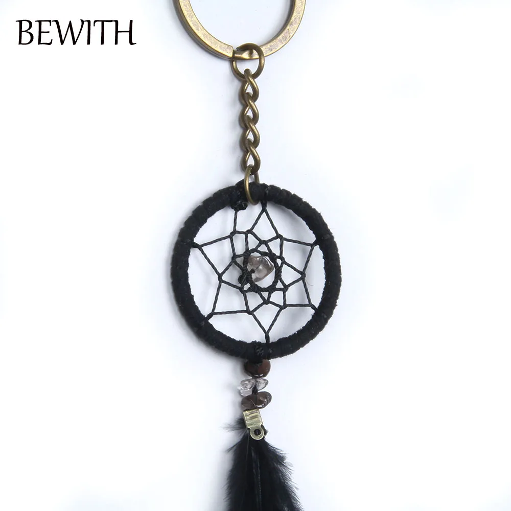 Винтажный мини черный кулон индийский Ловец снов ручной работы орнамент Dreamcatchers