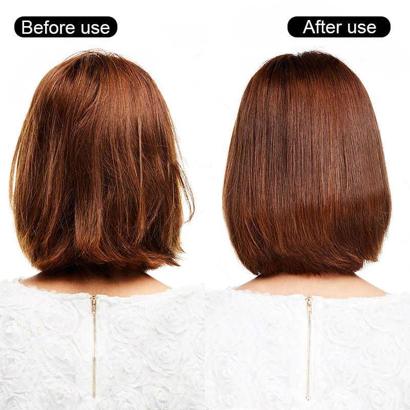 CSW Hair Sraightener Brush Comb Ionic Steam Curling Iron Straightening Brushing Perm Styler LED Display EU US |