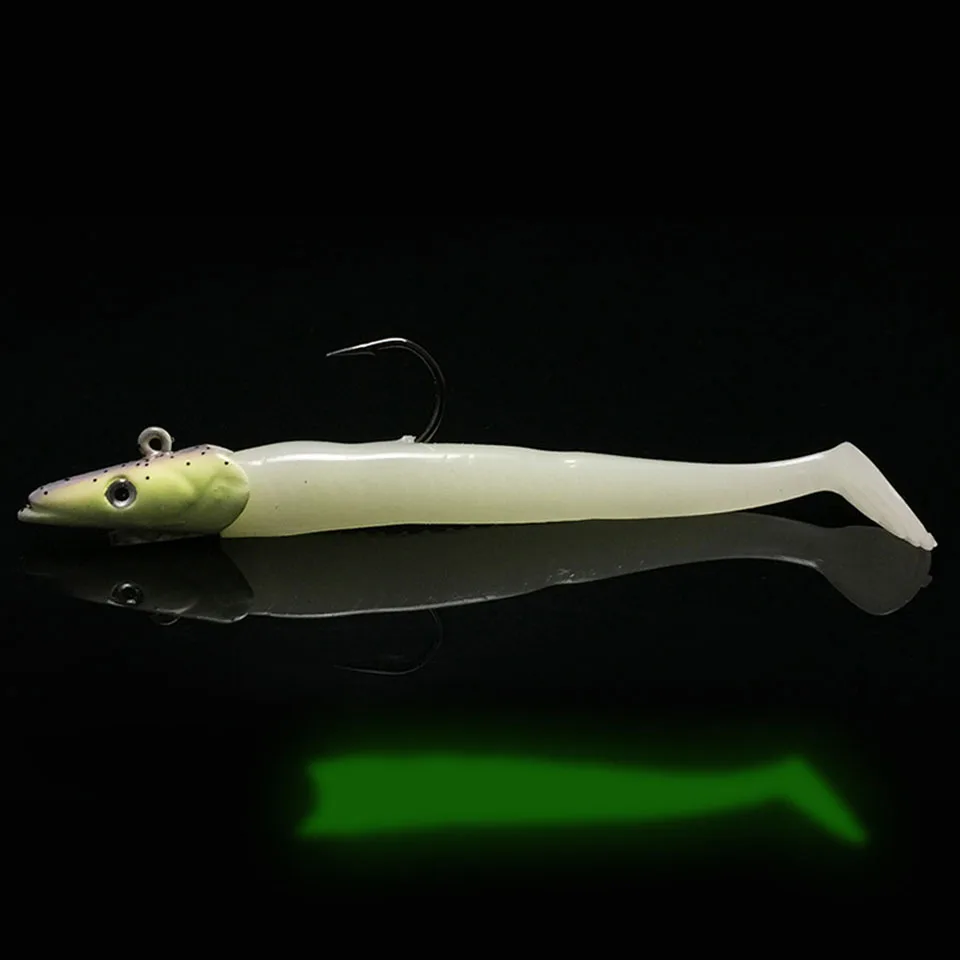 Светящаяся рыболовная приманка-воблер 1 шт. 11 см 22 г/10 г искусственная Мягкая