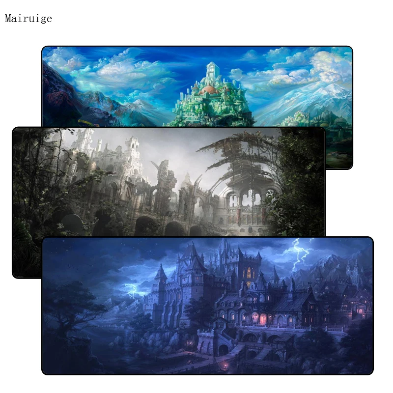 

Mairuige Free Shipping Fantasy mouse pad gamer 900x400mm Notbook mouse mat large Lock Edge gaming mousepad PC desk padmouse
