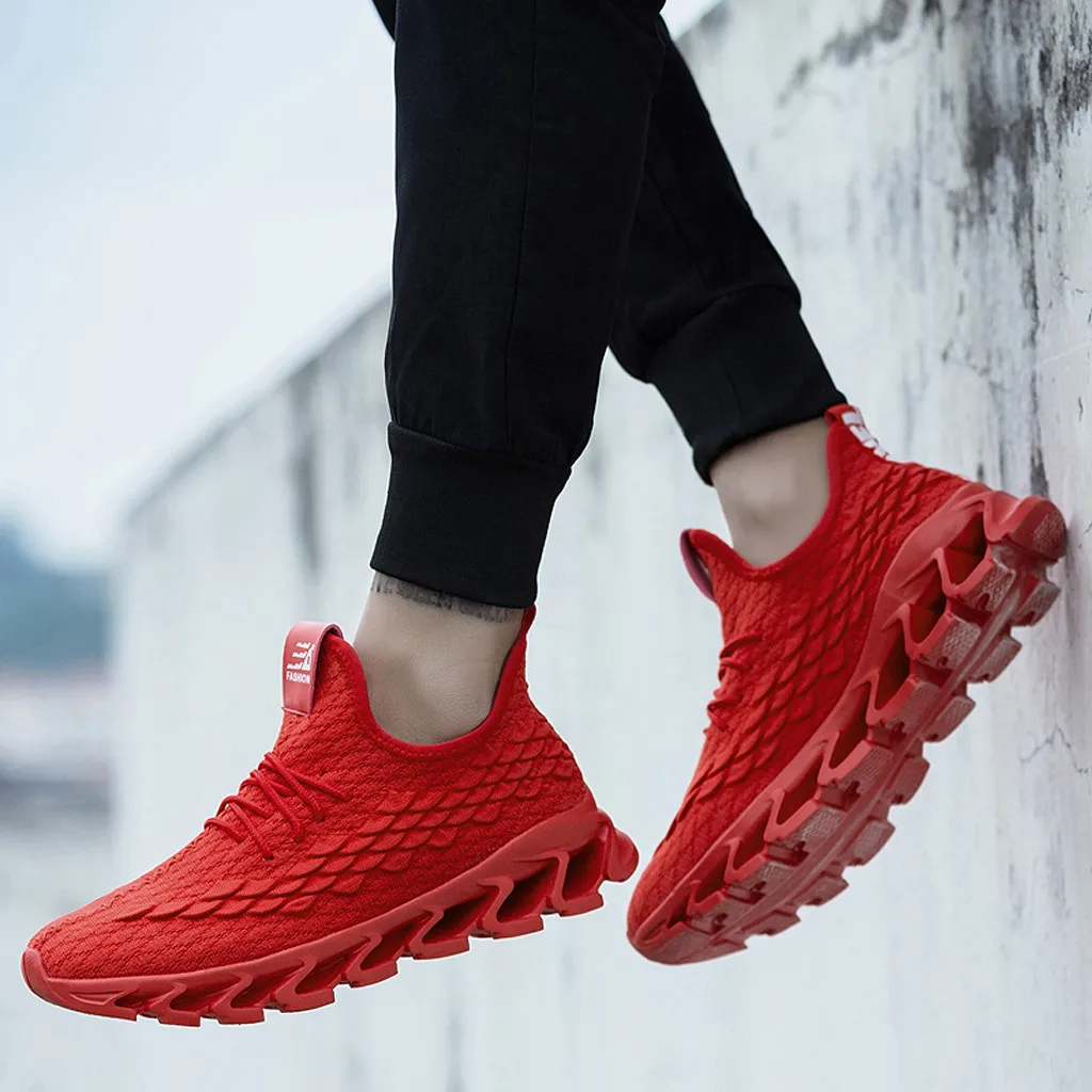 Mens Shoes Fish Scales Solid Color Soft Foundation Hot Sale Sneakers Men Spring Blade Outdoor Flats Big Size | Спорт и развлечения