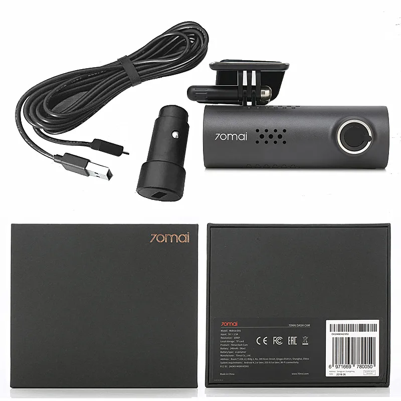 Английский голосовой контроль оригинальный Xiaomi 70mai Автомобильный dvr Smart Dash Cam Wi Fi