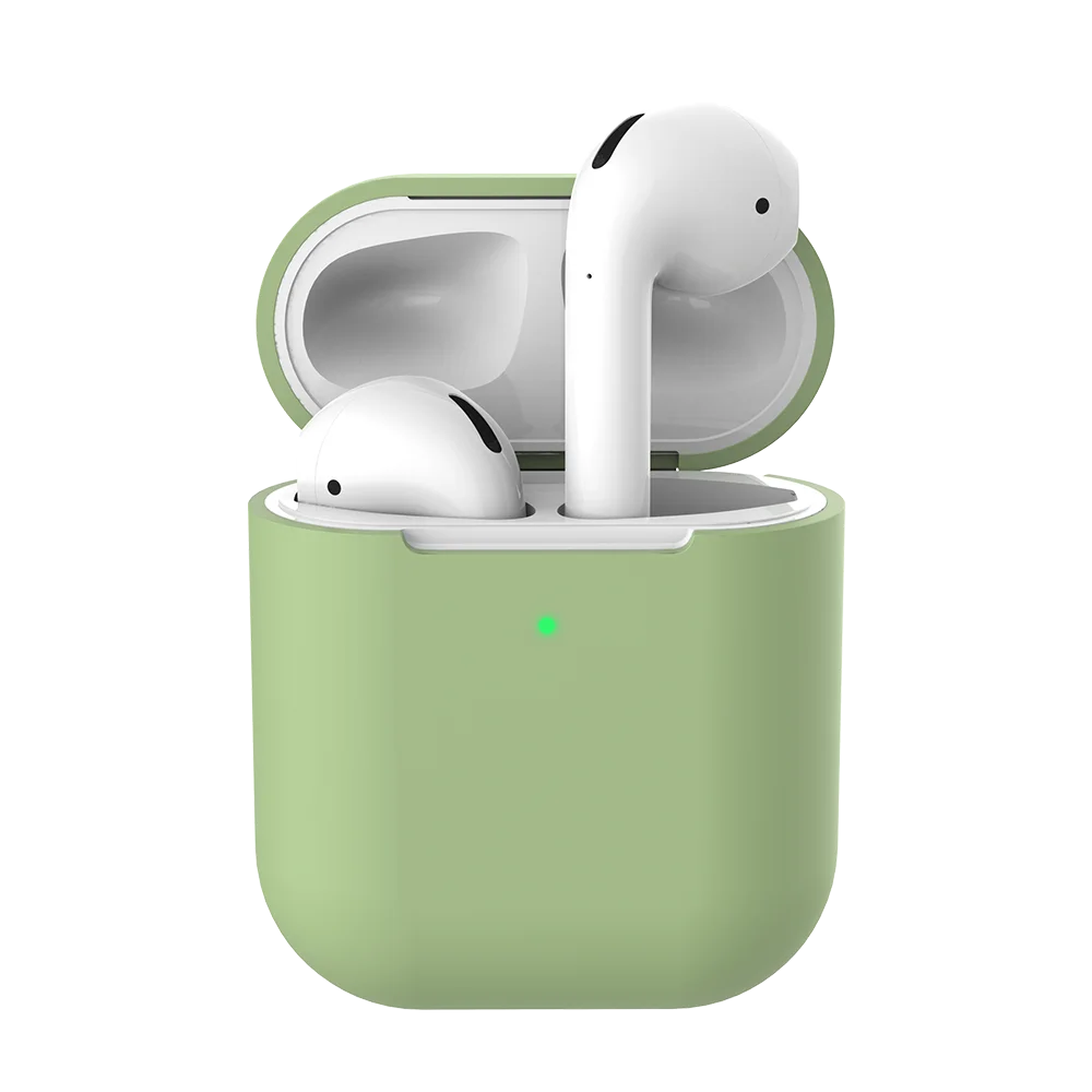 ТПУ Мягкий силиконовый чехол для Airpods 2 аксессуары защитный чехол ультра тонкий противоударный держатель для Apple Air Pods 2 коробка крышка - Цвет: 10