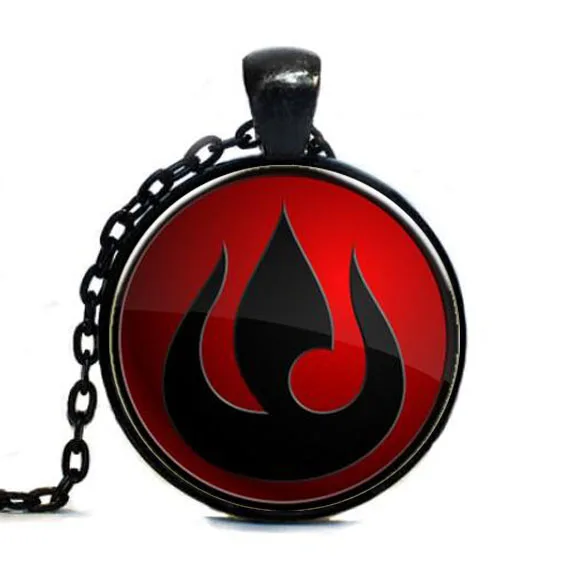 Кулон в стиле стимпанк Аватар последняя подвеска Airbender Legend of Korra Fire Nation стеклянные
