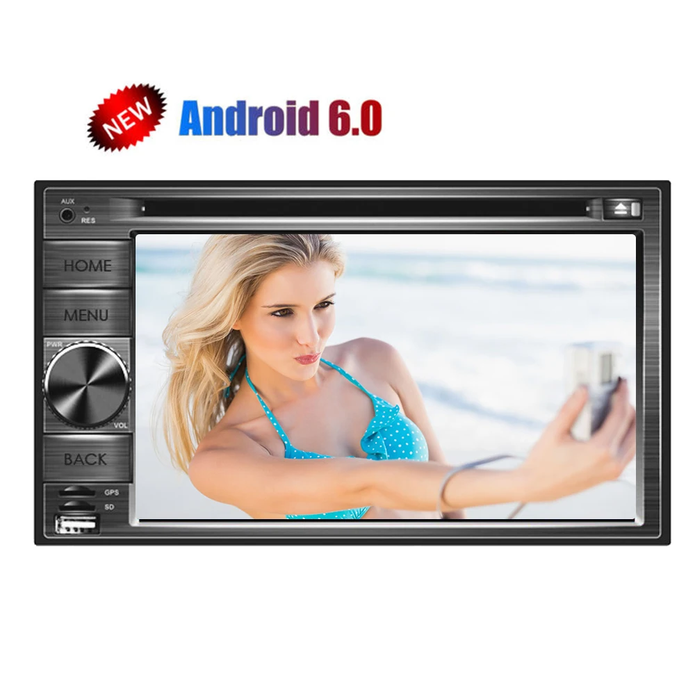 6.2 &quotв тире android автомобильный Радио двойной 2 DIN стерео GPS навигации Bluetooth HD