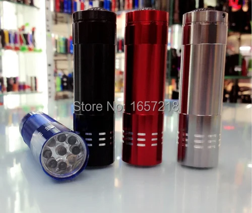 Мини вспышка с 9 светодиодный Ультраяркий Черный H1E1 # LRT15181 #|light up torch|light led torchlight torch