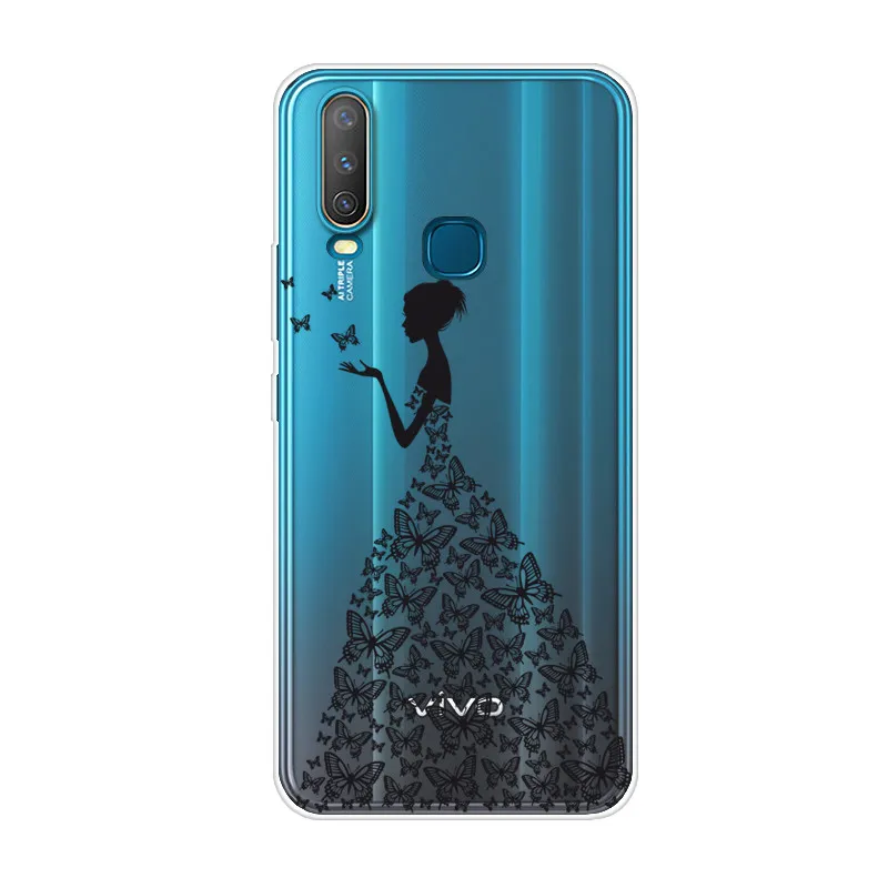 259 Милый чехол Vivo Y17, мягкий силиконовый чехол из ТПУ с мультяшным рисунком для телефона Vivo Y17 Y15 Y12 VivoY17 Vivo Y 17 12 15 V1902, задняя крышка - Цвет: 259