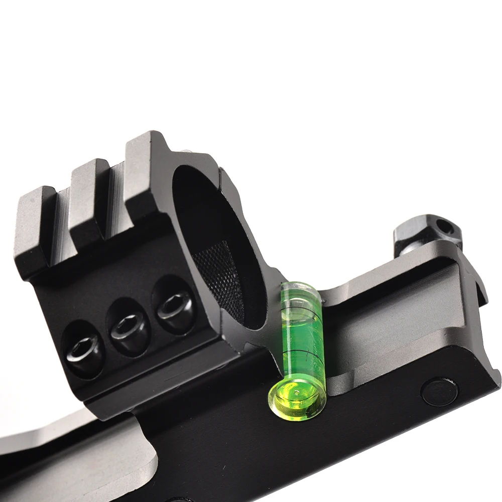 Тактический винтовочный прицел 30 мм крепление кольцевое с пузырьковым уровнем