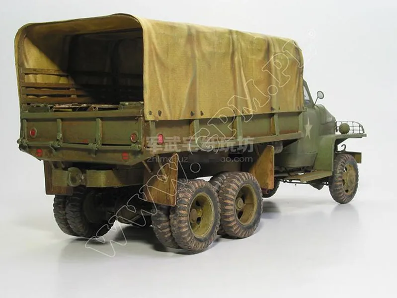 Масштаб 1:25 американский военный грузовик Studebaker US6 набор 3D бумажных моделей |