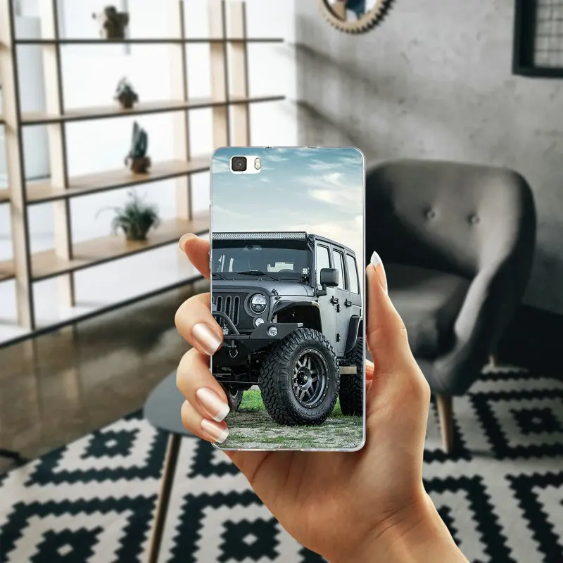 Jeep внедорожник Wrangler Rubicon мягкие силиконовые чехлы для телефона huawei P8 P9 P10 P20 Lite Smart