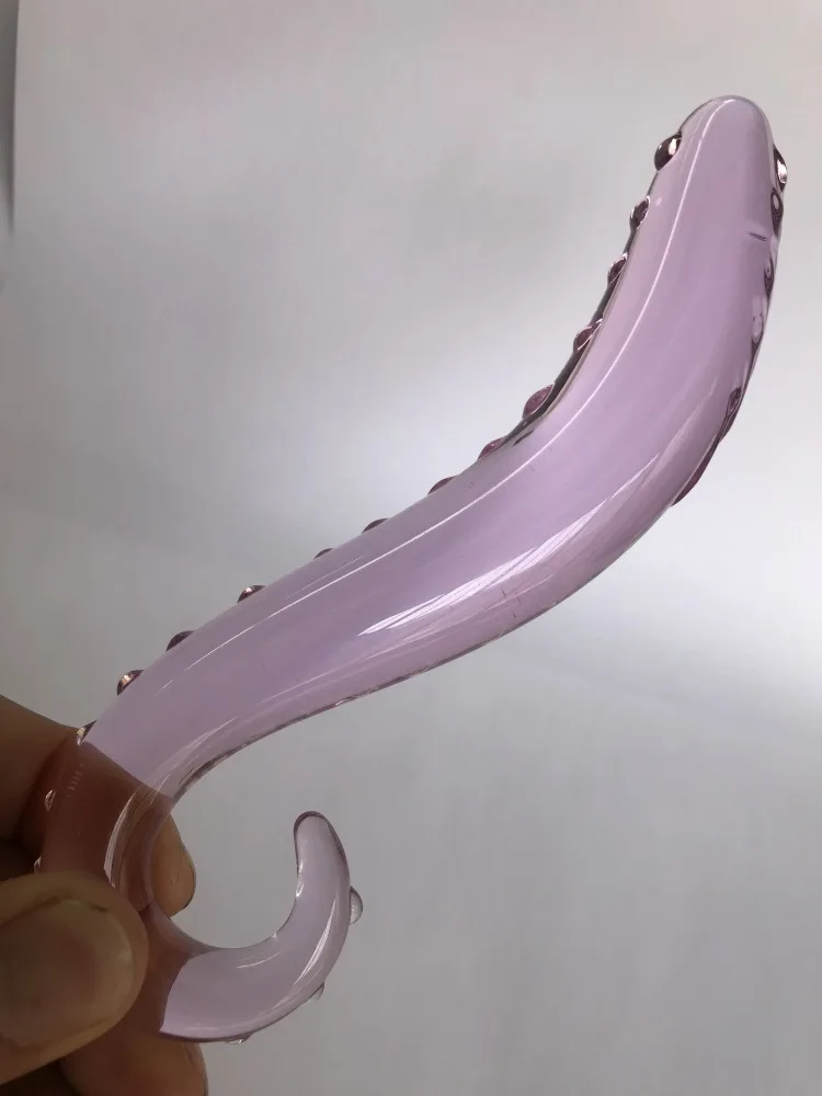 Pink Seahorse Shape Pyrex Glass Dildo Artificial Fake Penis Anus Expander Anal Butt Plug Prostate Massager Adult Gay Sex Toys | Красота и