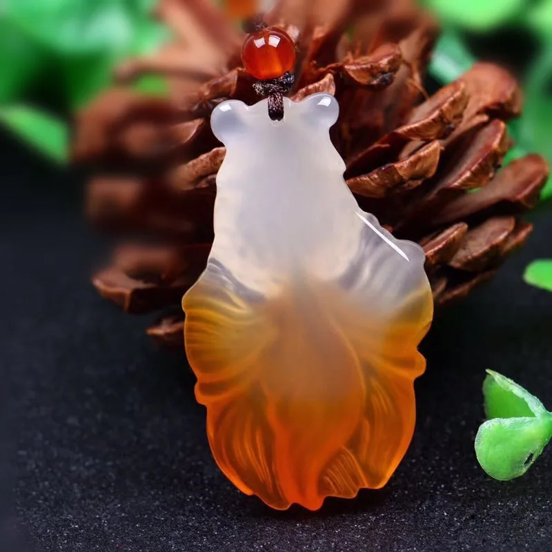 Сертификат желтый Pendant кулон счастливый золотой рыбы Подвески бижутерия шармы