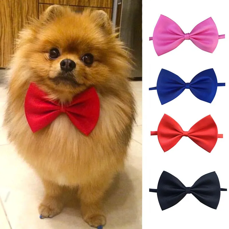 1 шт. галстук бабочка для собак Регулируемая яркость декоративные принадлежности